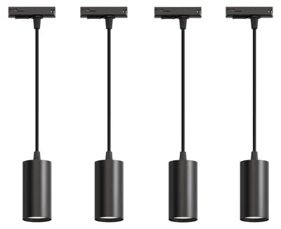 Image de MRail 4x Suspension avec douille GU10, noir