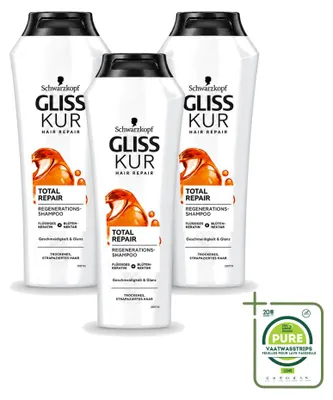 Obrázok produktu pre 3 balenia šampónu Schwarzkopf Gliss Kur Oil Nutritive, 250 ml - veľké balenie - 3 kusy