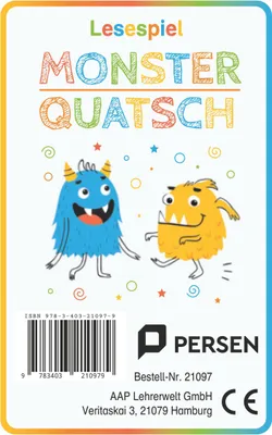 Produktbild von Lesespiel Monster-Quatsch