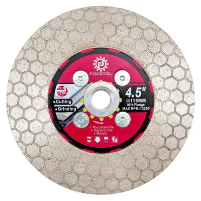 Productafbeelding van Diamantzaagschijf 115 mm voor tegels, marmer en graniet, met M14 flens