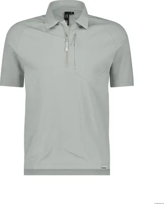 Produktbild von DASSY Poloshirt MADIDI Reißverschluss Gr. XS  grau