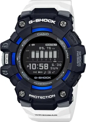 Produktbild von Armbanduhr CASIO G-Shock - GBD-100-1A7ER Armbandfarbe: White Dial Black Men's