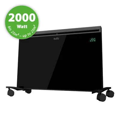 Produktbild von Konvektor Elektroheizung 2000Watt Heizung Heizlüfter Heizgerät Frostwächter Radiator Plaza 2000W