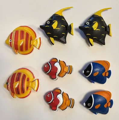 Produktbild von 3492 DEKO Set je 2x Scalare, Clown, gelb/rot, blau/orange