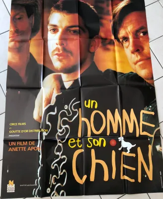 Productafbeelding van Een man en zijn hond - Anette Apon - 116x156 cm - Origineel filmposter