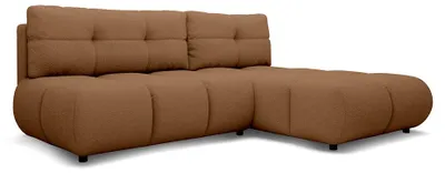 Produktbild von Ecksofa mit Schlaffunktion Milorya rechts Karamellterra
