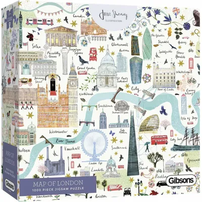 Obrázok produktu pre Gibsons Map of London, 1000 kusov