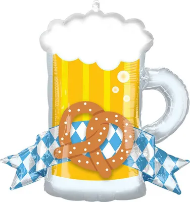 Image de Forme du ballon Folien "Bierkrug" | 66 x 63 cm