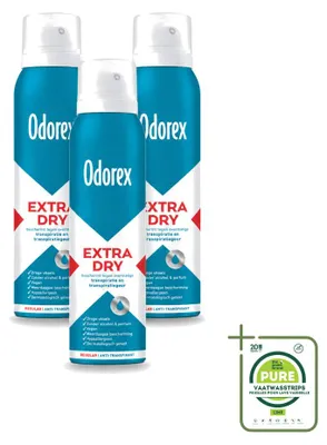 Obrázok produktu pre 3 x Antiperspirant-deodorant Odorex Extra Dry Regular, 150 ml - veľké balenie - 3 kusy