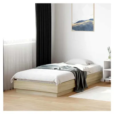 Produktbild von Bettgestell Sonoma Eiche 90x190 cm Einzelbett ohne Matratze