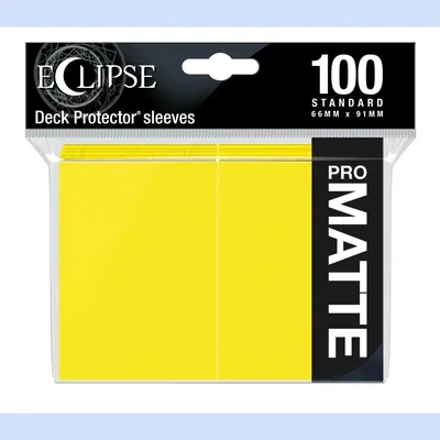 Produktbild von 100 Ultra Pro Standard Sleeves - Eclipse Matte (66x91mm)
