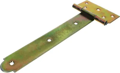 Produktbild von NAJDER T-Scharnier 250 mm Kreuzgehänge 2 Stück Torscharnier Gartentor Gartentorfalle Schwenkscharnier verzinkte gelb (250 mm)