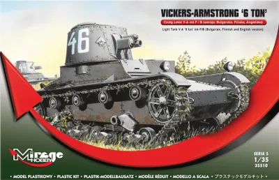 Zdjęcie produktu dla MIRAGE Czołg Lekki VickersArmstrong 6T