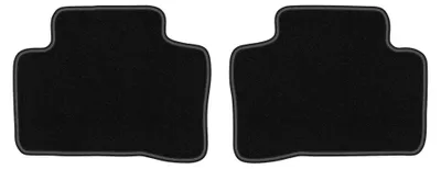 Image de Tapis arrière en moquette pour Mercedes GLC X253 2015- (SUV) – 2 pièces, noirs, sur mesure – Wielganizator LUX