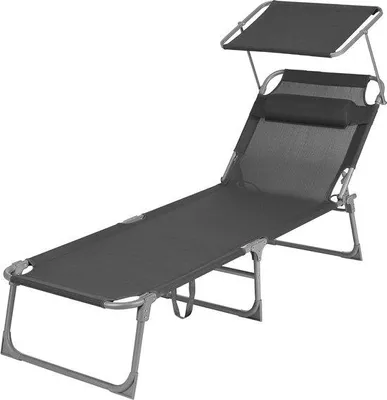 Produktbild von Famanu Liegestuhl - Verstellbar - Schwarz