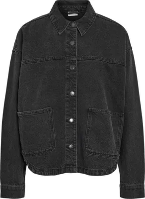 Produktbild von Noisy May Jeansjacke Damen NMKETTIE L/S REG DNM JCKET VI559BL NOOS schwarz XS