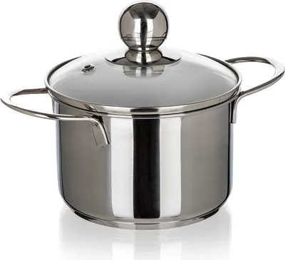 Obrázek produktu pro Hrnec 12cm se skl.poklicí 0,85l nerez PICCOLO