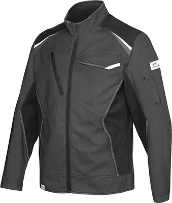 Produktbild von Kübler Iconiq Baumwolle Jacke anthrazit/schwarz Gr. L