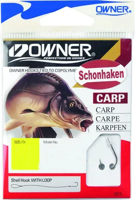Produktbild von Owner Schonhaken silber RL-238 70cm - gebundene Angelhaken, Größe/Tragkraft/Durchmesser/Inhalt:Gr. 2 / 5.8kg / 0.25mm / 9 Stück pro Packung