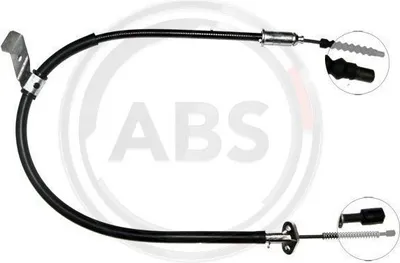 Produktbild von A.B.S. Handbremsseil Seilzug Feststellbremse für NISSAN MICRA I (K10) Hinten Links K15167