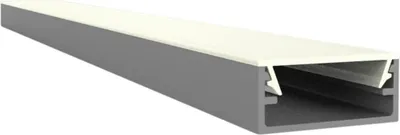 Produktbild von Ultraflaches LED Alu Aufbauprofil 2m EXO-N1_16 (16 mm) –| Schmales Aluminiumprofil für LED-Strips