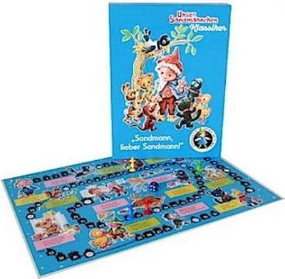 A board game box and board are displayed on a white background.