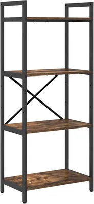 Obrázok produktu pre vidaXL Údená dubová knižnica 56 x 34 x 133,5 cm Materiál na báze dreva