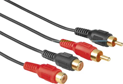 Immagine prodotto di Cavo di prolunga 2 spine RCA (phono) - 2 jack RCA (phono), 10 m