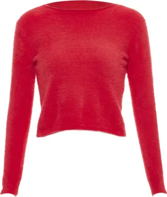 Image de Pull POOMI pour femmes - rouge, XL/XXL