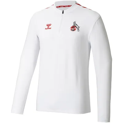 Produktbild von Hummel 1FCK Warm Up Half Zip WHITE/TRUE RED XXL
