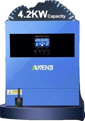 Obrázek produktu pro Hybridní solární střídač, výstup 6500VA, vstup 230VAC, ANJ-4000W-24V, 220-240V