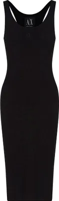 Produktbild von Armani Exchange Xw000820_af13729 ärmelloses Midikleid Schwarz S Frau Schwarz S