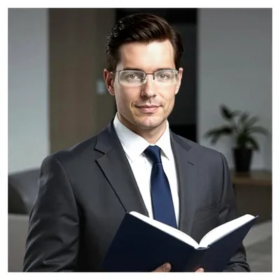 Produktbild von 3er-Pack ultraleichte Lesebrille mit rechteckigem Metall-Halbrand und Blaulichtfilter für Damen und Herren