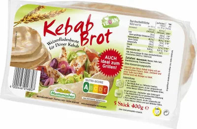 Produktbild von Mestemacher Kebab Brot (400 g)