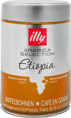 Obrázek produktu pro Illy Monoarabica Ethiopia 0,25 kg zrna