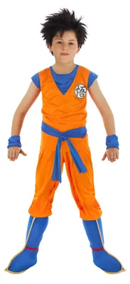 Obrázok produktu pre Son Goku™ Dragonball Z licenčný kostým pre deti oranžovo-modrý 5 až 6 rokov (116 cm)