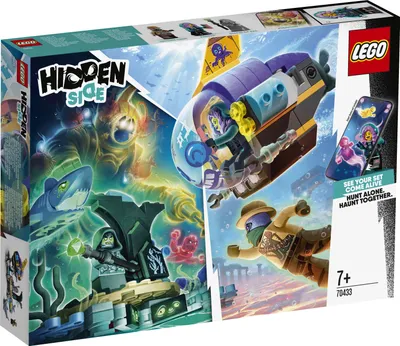 Zdjęcie produktu dla LEGO Hidden Side J.B.'s Submarine, Zestaw do budowania, 7 lat(a), 224 szt., 320 g