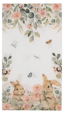 Zdjęcie produktu dla Clayre & Eef Serwetki papierowe, zestaw 20 sztuk, 33 x 40 cm, białe