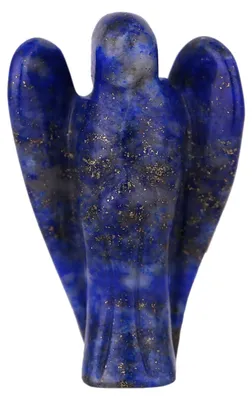 Produktbild von Morella Edelstein Lapislazuli Engel Glücksbringer Schutzengel zum Mitnehmen 3,5 cm in Samtbeutel
