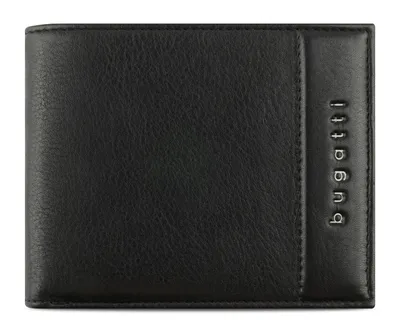 Produktbild von bugatti Geldbörse Nome Wallet With Flap Black schwarz