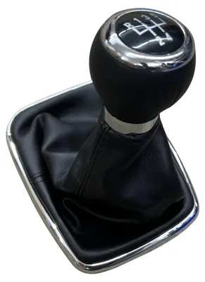 Produktbild von Schaltknauf Knauf schwarz / chrom für VW Golf 4 1998-2005 VW Bora 5-Gang