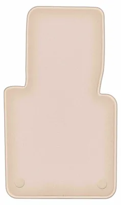 Produktbild von DURBAN Beige Velours-Fahrerfußmatte für Mercedes G W461 Geländewagen (1978-2008)
