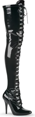 Produktbild von SEDUCE-3024 Damen Boots von Pleaser, Schwarz  , EU 40, US 10
