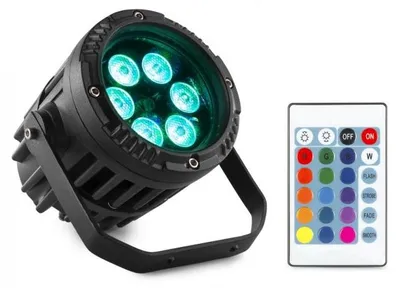 Image de BWA63 LED AluPAR IP65 6x3W RGB IRC