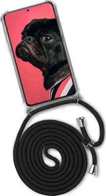 Produktbild von TWIST-Case + TWIST-Cord für Samsung Galaxy S21 Ultra, Farbe:Black Diamond (Silber)