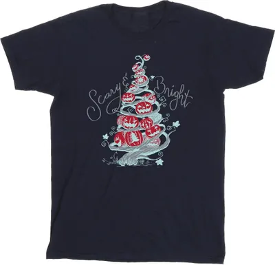 Produktbild von Disney - "The Nightmare Before Christmas" T-Shirt für Herren BI51549 (M) (Marineblau)