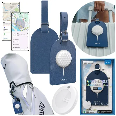 Zdjęcie produktu dla Lokalizator GPS MILI MiTag Android iOS DUO etykieta do torby golfowej