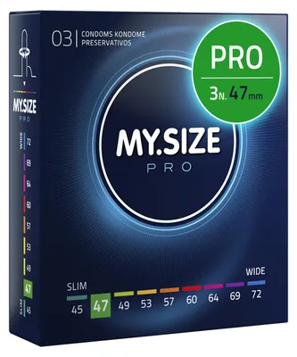 Immagine prodotto di MY.SIZE PRO Preservativo Elite misura 1, 47 mm, 3 Pezzi - Ottima vestibilità per una taglia adatta a tutti
