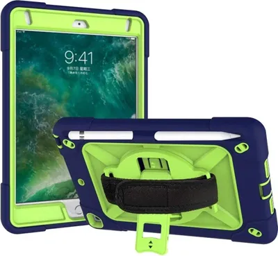 Immagine prodotto di Custodia per iPad Pro 6/5 9,7" con supporto e tracolla blu navy