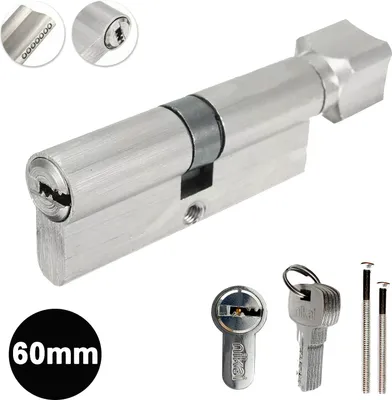 Produktbild von Knauf Zylinderschloss Schließzylinder Tür Zylinder Knaufzylinder 60mm (30/30mm)